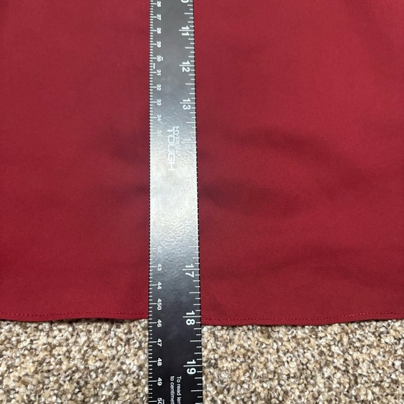 Melrose and Market Burgundy Lace Top - Picture 5 of 10